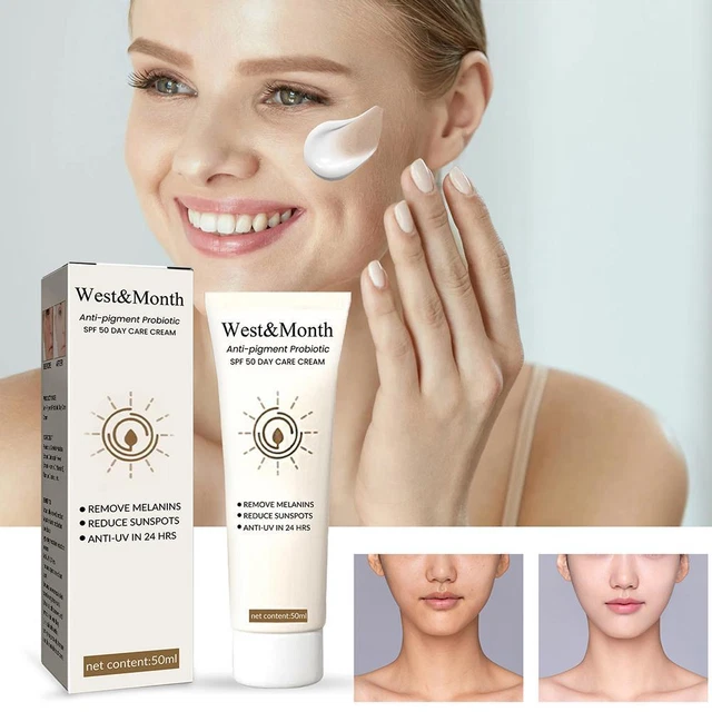 Crema solare probiotica antipigmento SPF 50 giorni, crema solare probiotica 50 ml buona