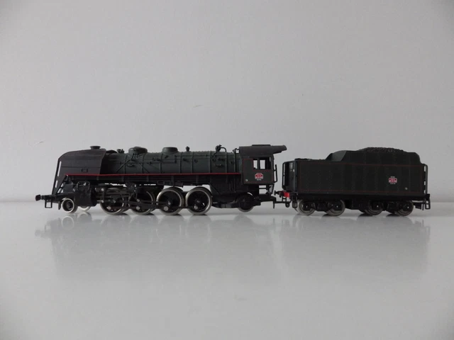 Locomotive à Vapeur Jouef HO 141R Réims SNCF – D’occasion, Fonctionnelle, En Boîte