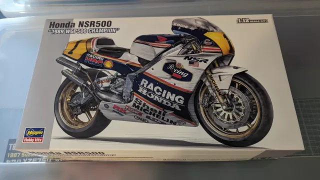 Hasegawa 1/12 Honda NSR500 1989 WGP500 Champion Model Kit *NEED PAINT & GLUE