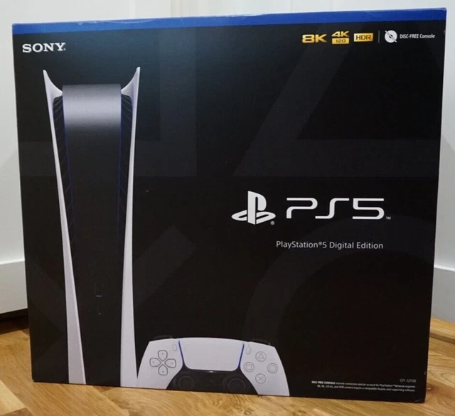 SONY PLAYSTATION PS5 Disc-Free Digital Console - White (Brand New