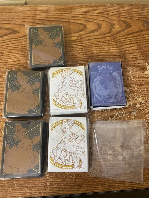 Five Pokemon TCG Sleeves Packs Lot