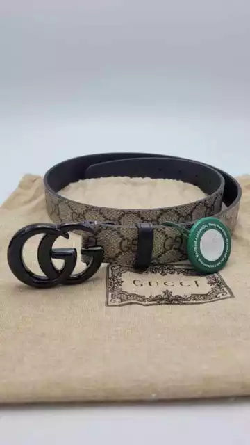 GUCCI GG MARMONT THIN BELT (Supreme Beige and Ebony)