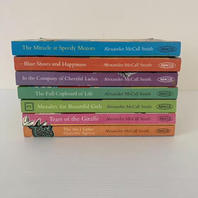 7 x The No. 1 Ladies' Detective Agency by Alexander McCall Smith Bulk Lot Books 2
