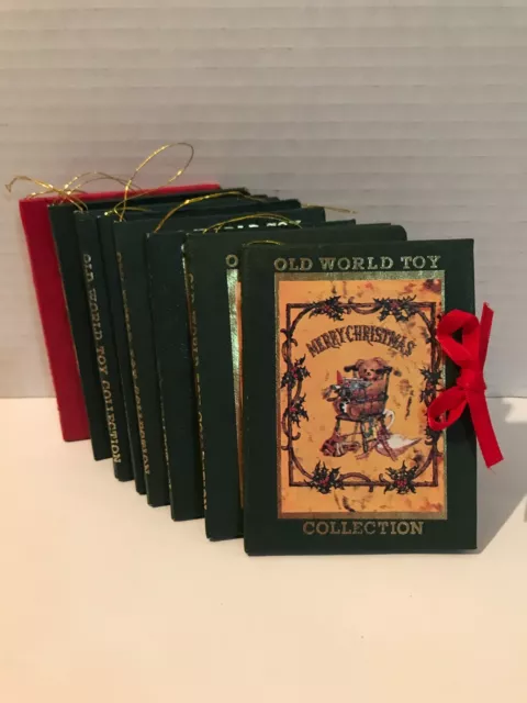 Old world Toy Collection Christams Miniature Vintage Rare Book Ornaments