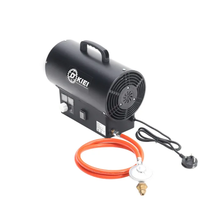 15KW Gas Space Industrial Heater Propane LPG Workshop Garage Sheds Fan Heater UK