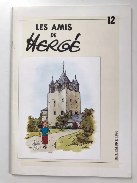 Revue LES AMIS DE HERGÉ - n° 12 - décembre 1990 + le courrier joint - TBE