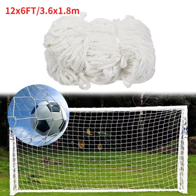 12FT X 6FT Netting Fits for Samba Poly Goal Football/Soccer Replacement Post Net