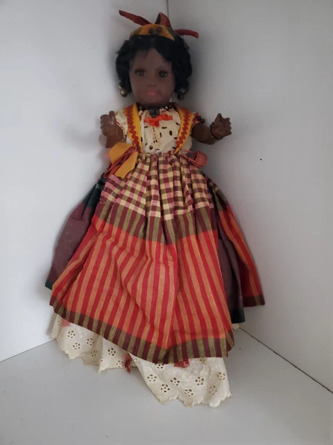Poupée Ancienne SGDG, Poupée De Foire En Plastique, 65 Cm - Occasion Avec Petits Défauts