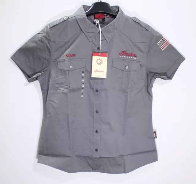 Indian Motorcycle Women's Casual Staff Shirt - Size XL Part Number - 286368109