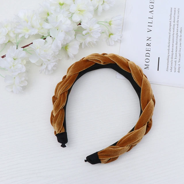 Accessori capelli donna turbante copricapo intrecciato cerchio Miss donna