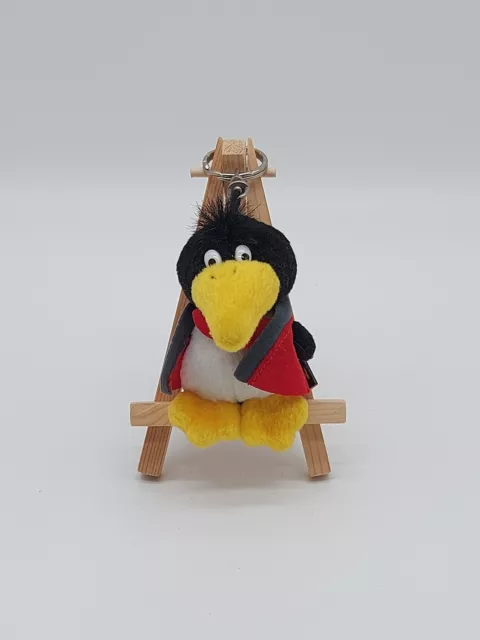 Uli Stein Pinguin mit Robe - Schlüsselanhänger Gerd Koch - selten - Rar