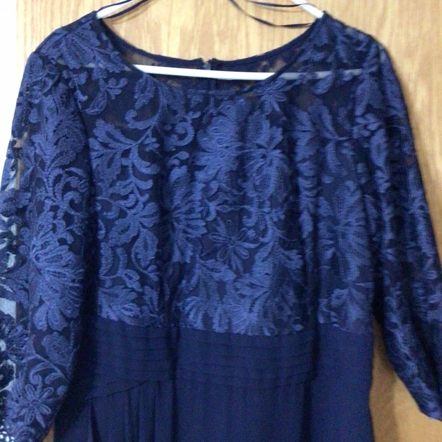 Alex Evenings Mother Of The Bride Dress Navy Blue Size 16
