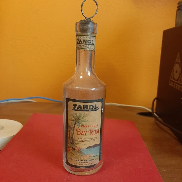 Zanol West India Bay Rum The American Products Co Cincinatti Ohio Hair Product