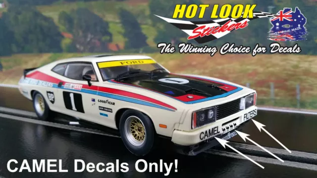 SCALEXTRIC ALLAN MOFFAT 1:32 FORD FALCON XC COUPE BATHURST SLOT CAR Camel Decals