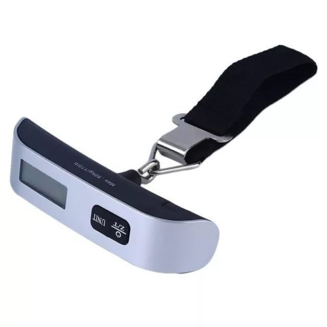 Portable Travel LCD Digital Hanging Luggage Scale Electronic Weight 110lb 50kg 3