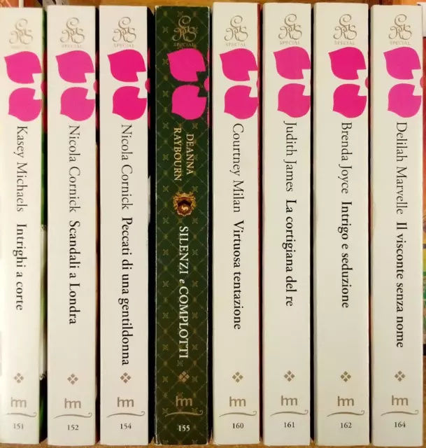 8 libri I Grandi Romanzi Storici Special 151-164 lotto tipo Mondadori Harmony