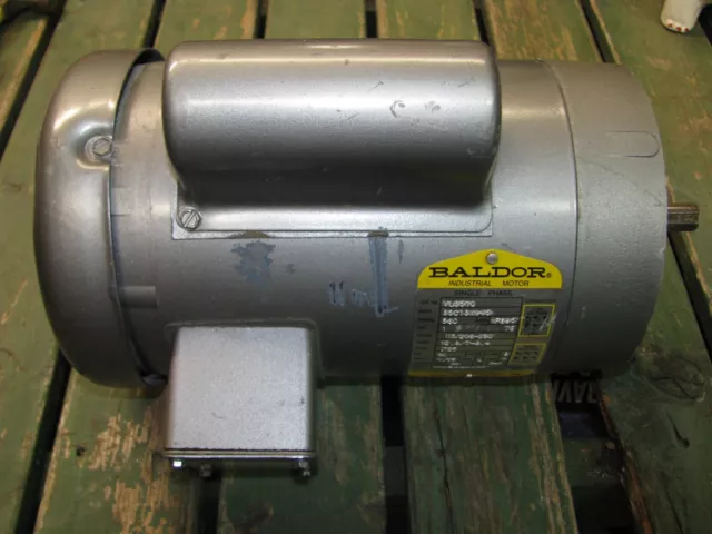 BALDOR VL3510 Single Phase Motor PRE-OWNED 1HP 115/230V 1725 RPM