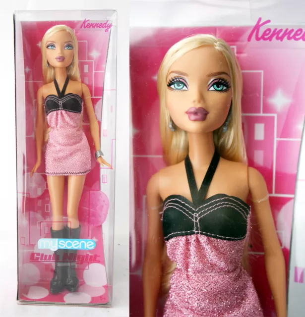 Rare 2008 My Scene Kennedy Club Night Doll Barbie Mattel New Sealed !