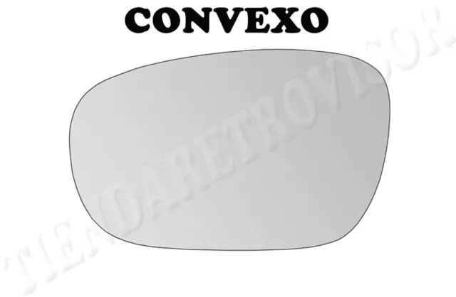 CRISTAL RETROVISOR PARA CHRYSLER 300C 2004- CONVEXO Izquierdo(Conductor)