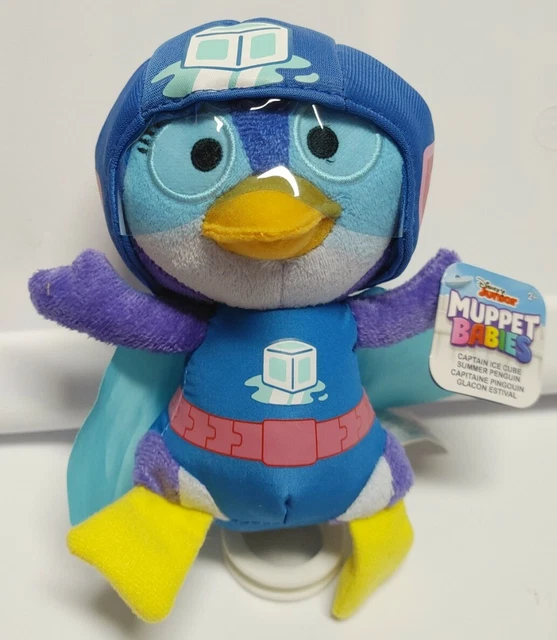 Disney Jr Muppet Babies Summer Penguin Plush Captain Ice Cube Stuffie Stuffed