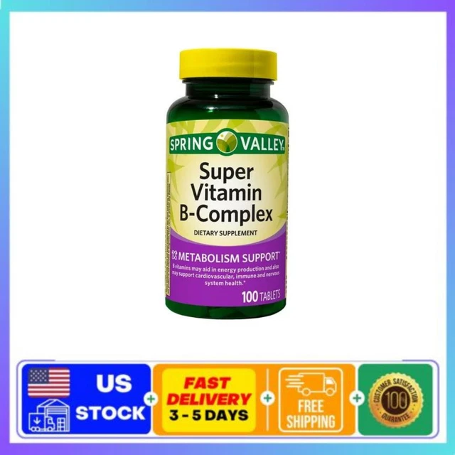 SPRING VALLEY SUPER Vitamin Tablets Dietary Supplement, 100