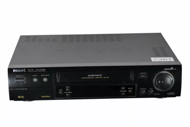 Philips VR1100/02 | Super VHS ET Recorder | Time Base Corrector (TBC / DNR)