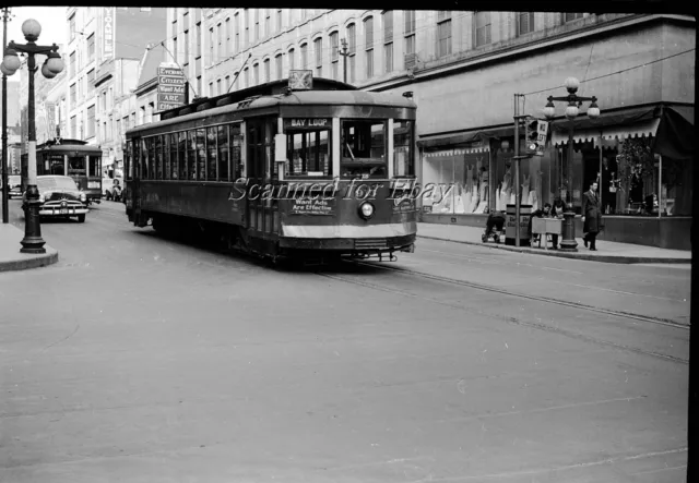 Ottawa Canada Trolley #915 May 1950 ORIGINAL PHOTO NEGATIVE-Railroad