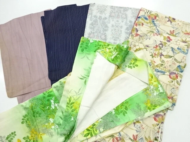 44577# Japanese Kimono / Antique Kimono / Set Of 5
