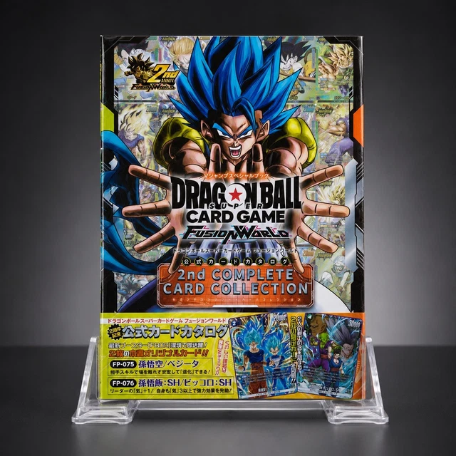 DRAGON BALL SUPER Fusion World 2nd Complete Card Collection Book w