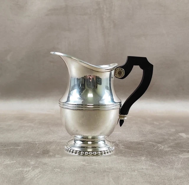ANCIEN PETIT POT A Lait Argent Massif Poincons Anglais Angleterre EUR