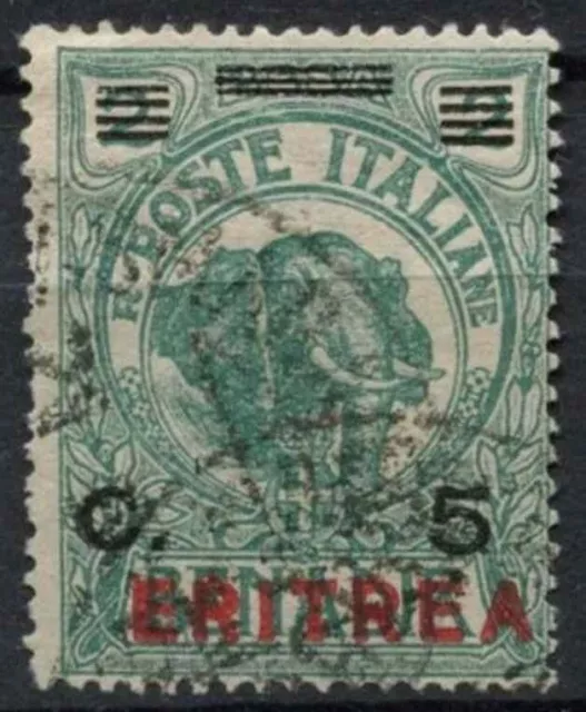 Eritrea 1924 SG#84, 5c On 5b Green Used #A92396