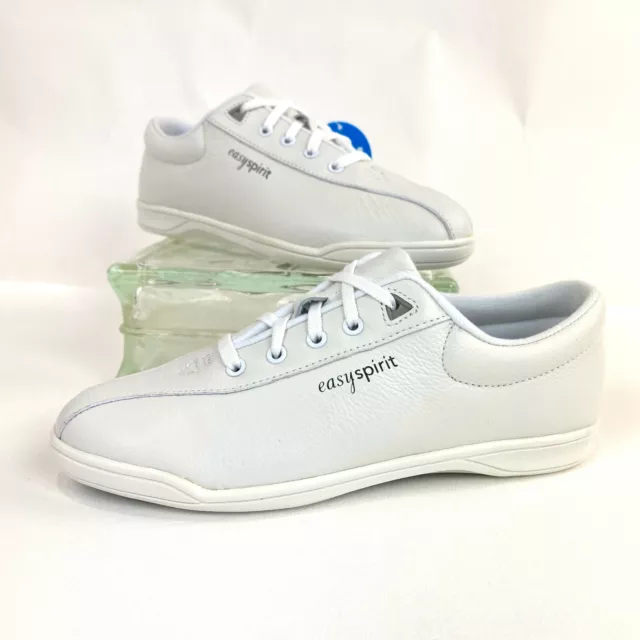 Easy Spirit ESAP1 White Leather D Width