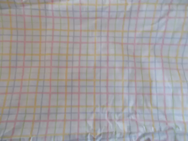 Koala Baby Pastel Plaid Fitted Crib Toddler Bed Sheet NWOT