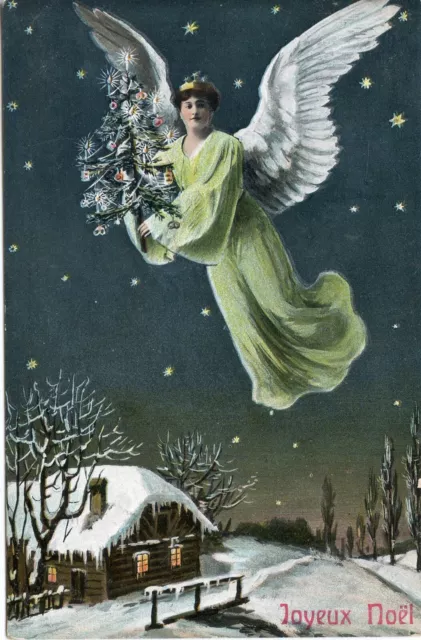 Postcard / Carte Postale / Fantaisie / Joyeux Noel / Ange / Angel