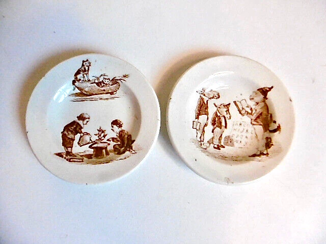 Assiettes creuses de Lunéville - lot de 6 - Atelier Patine