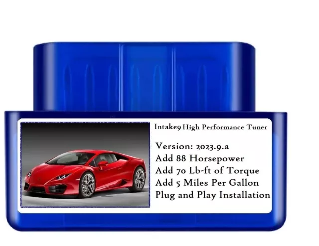 Gain 88 Horsepower 5 MPG - Intake 9 Performance Engine Calibrator - Lexus