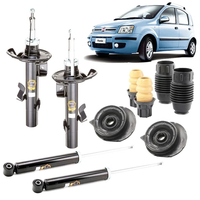 Kit Completo Ammortizzatori Panda 2wd Serie 141 Da 1980 A 2003   Rialzi 4X4 - Foto 3