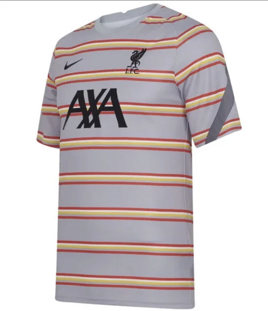 Offizielles Liverpool 2021/22 europäisches Pre-Match-Shirt Größe Small brandneu mit Etikett authentisch