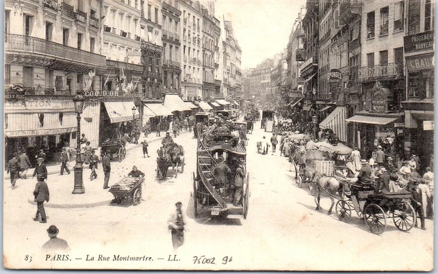 75002 PARIS - perspective de la rue de Paris.