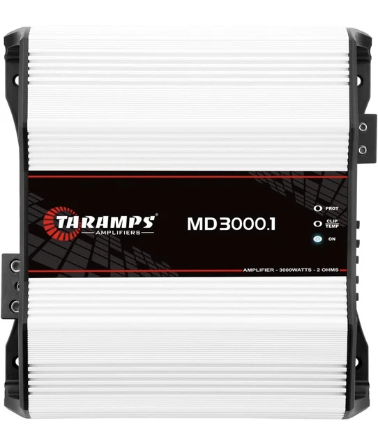 Amplificatore Taramps MD 3000.1 | Classe D Mono 1 Ohm | 3000W | Per Auto Ad Alte Prestazioni - Foto 8