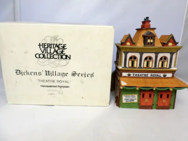Dept 56 Heritage Village Collection Dickens Village Collection Theatre Royal