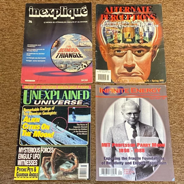 Magazine LOT 36 issues UFO Paranormal Aliens Occult Unsolved Conspiracy 90s 00s 2