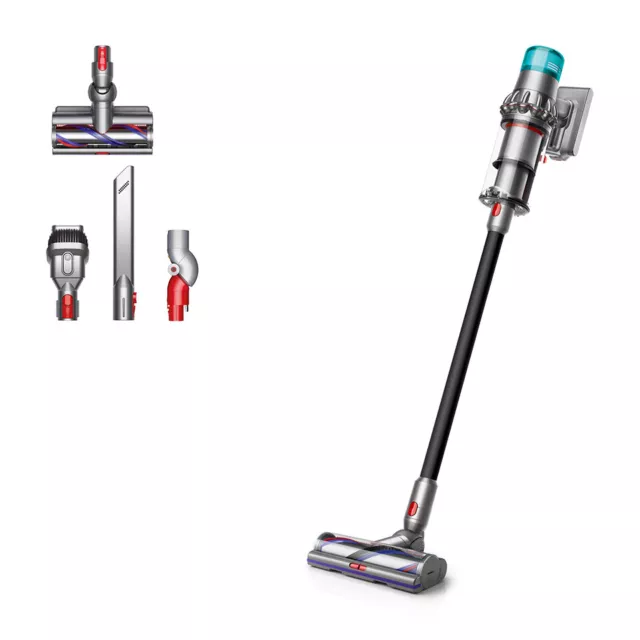 Dyson V15 Detect+ Neuware Kabelloser Staubsauger Nickel/Schwarz