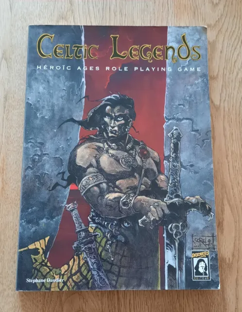 Jeux Descartes Heroic Fantasy RPG Celtic Legends 1992 Role Playing Game Book
