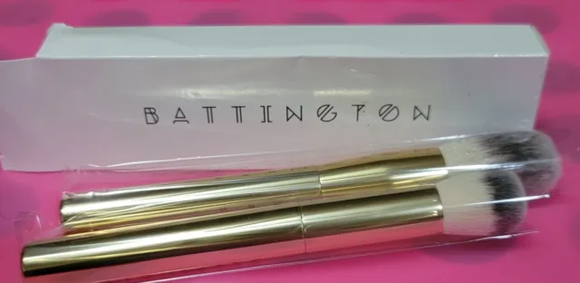 Battington Makeup Brush 2pc Set and Laura Mercier  translucent setting powder