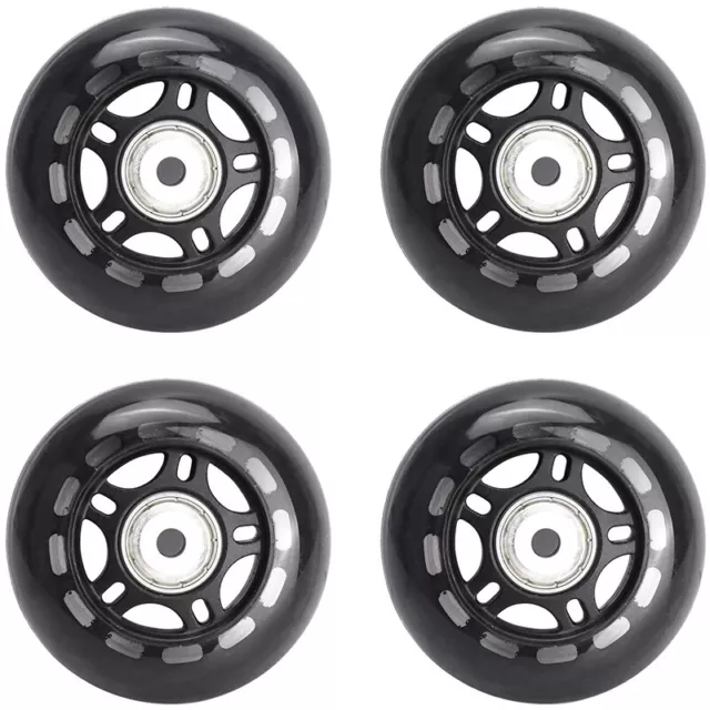 4 Pack Inline Skate Wheels Indoor/Outdoor Replacement Wheel with