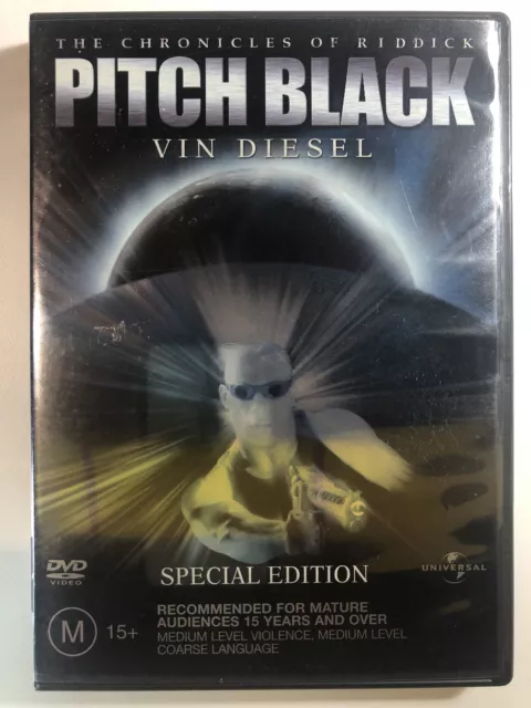 The Chronicles of Riddick: Pitch Black (DVD 2000) Region 4  Action, Adventure, H