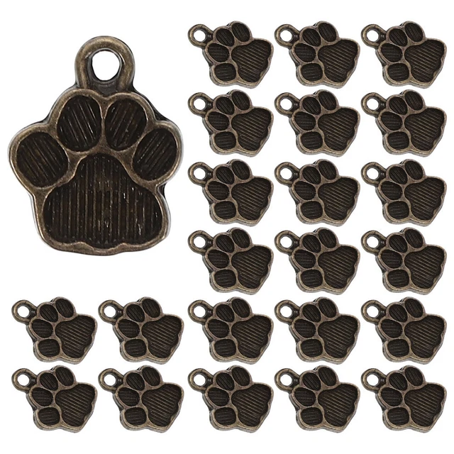 100 Pcs DIY Liefert Hundepfote Anhänger Armband Für Charms Schmücken