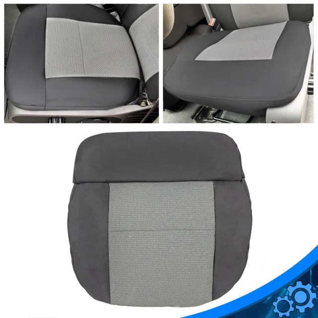 For 2004-2008 Ford F-150 XLT STX FX4 Driver Side Bottom Cloth Seat Cover Gray