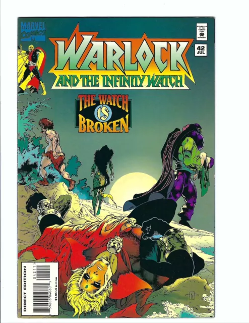 Warlock & the Infinity Watch 42, VF+ 8.5, Marvel 1995, Last Issue HTF!
